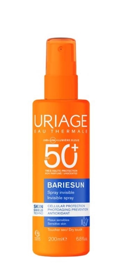 URIAGE SUN ONZICHTBARE SPRAY GEEN PARFUM SPF50 200ML